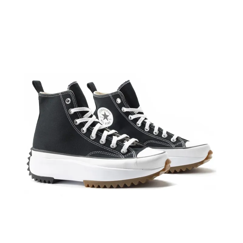 Converse Run Star Hike Hi Black White Gum-2