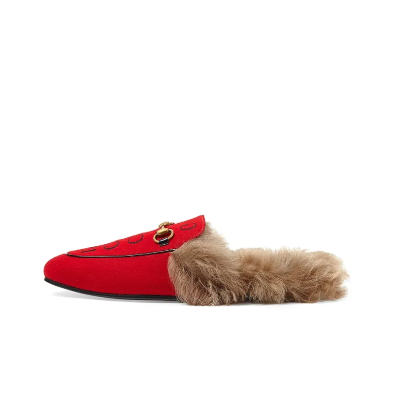 GUCCI 2015 Re Edition Princetown Closed Toe Slippers Women's-0