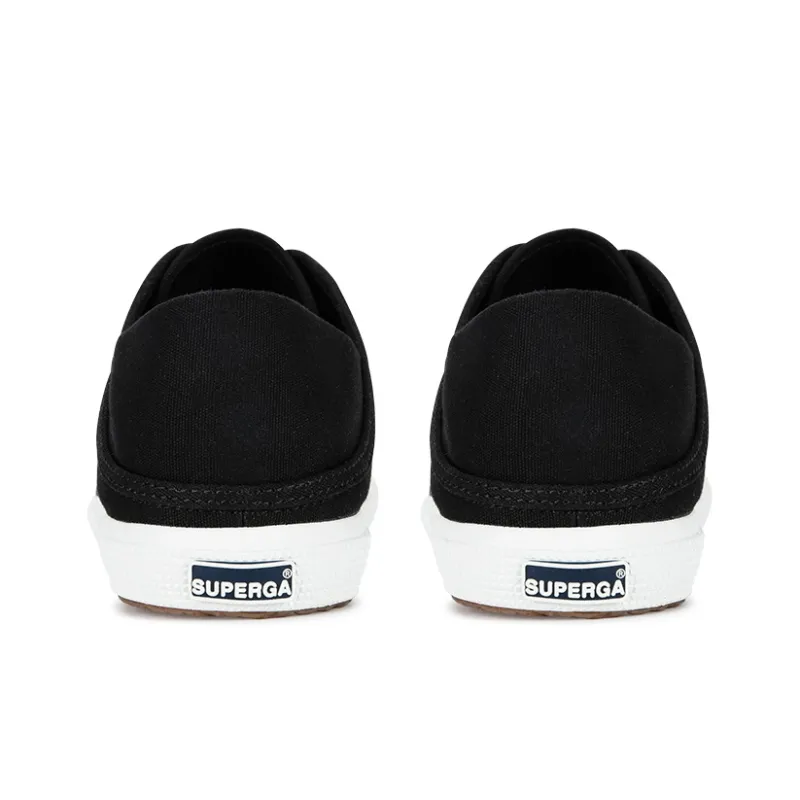 SUPERGA Canvas Shoes Women's Low Top Black-4
