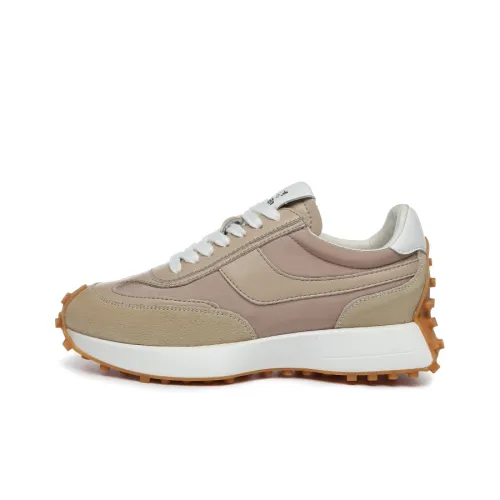 EVERAU Chunky Sneakers Women's Low-Top Camel