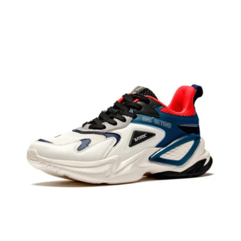 361° NFO Shock Absorbers With Slip Resistant Features Low Top Chunky Sneakers Men's Ink Teal-2