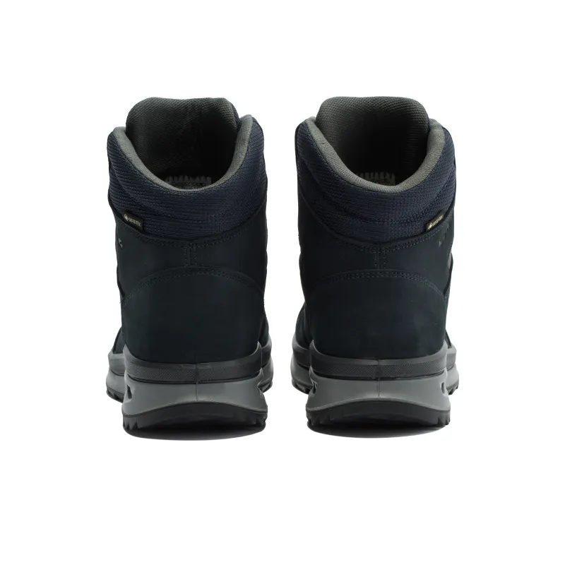 Lowa Locarno GTX Anti Slip Wear Resistant Mid Top Outdoor Shoes Men's Black-4
