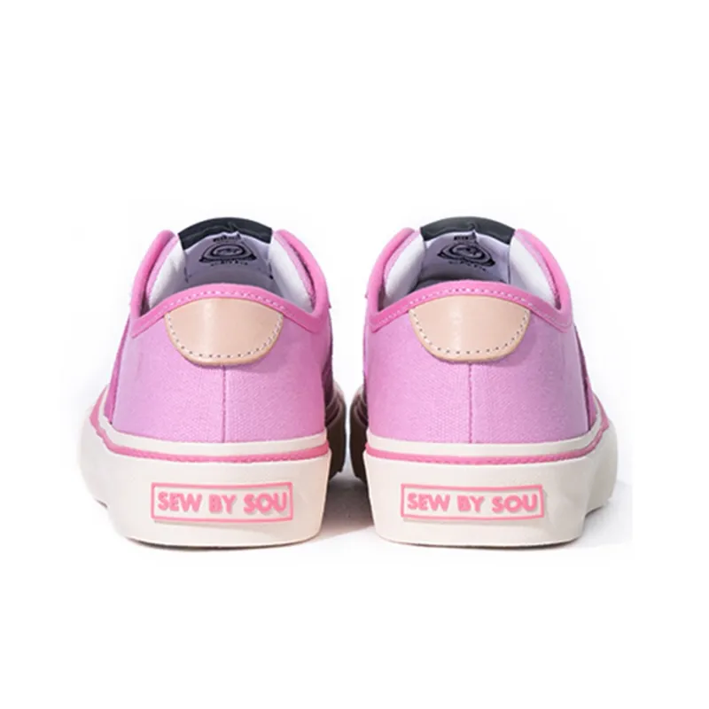 SEW BY SOU Canvas Shoes Unisex Pink-5