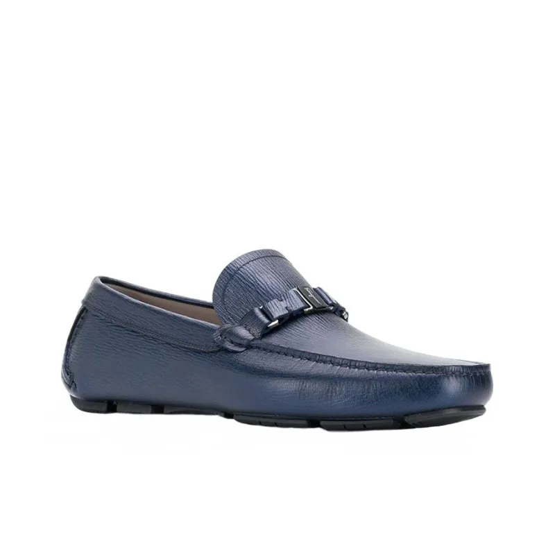 FERRAGAMO Casual Shoes Men's Blue-2