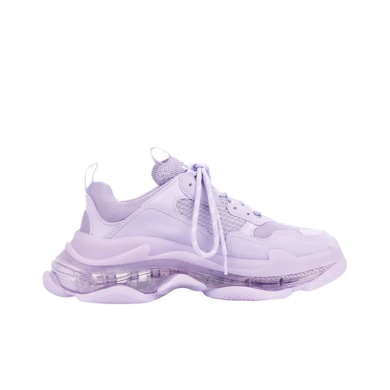 Balenciaga Triple S Clear Sole Purple Women's-1