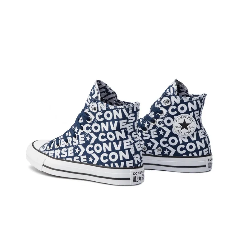Converse Chuck Taylor All Star High 'Navy Wordmark'-3