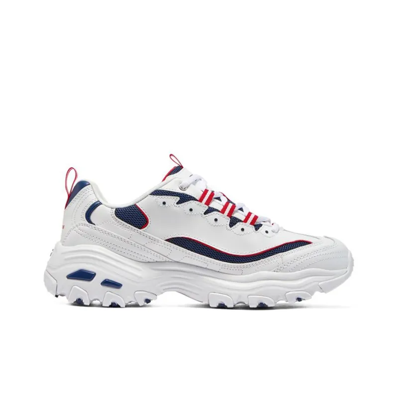Skechers DLites 1.0 'White Navy Blue Red'-1