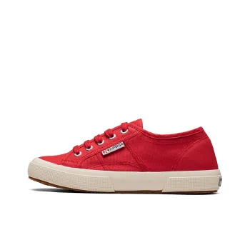 SUPERGA Canvas Shoes Unisex Low-Top Red