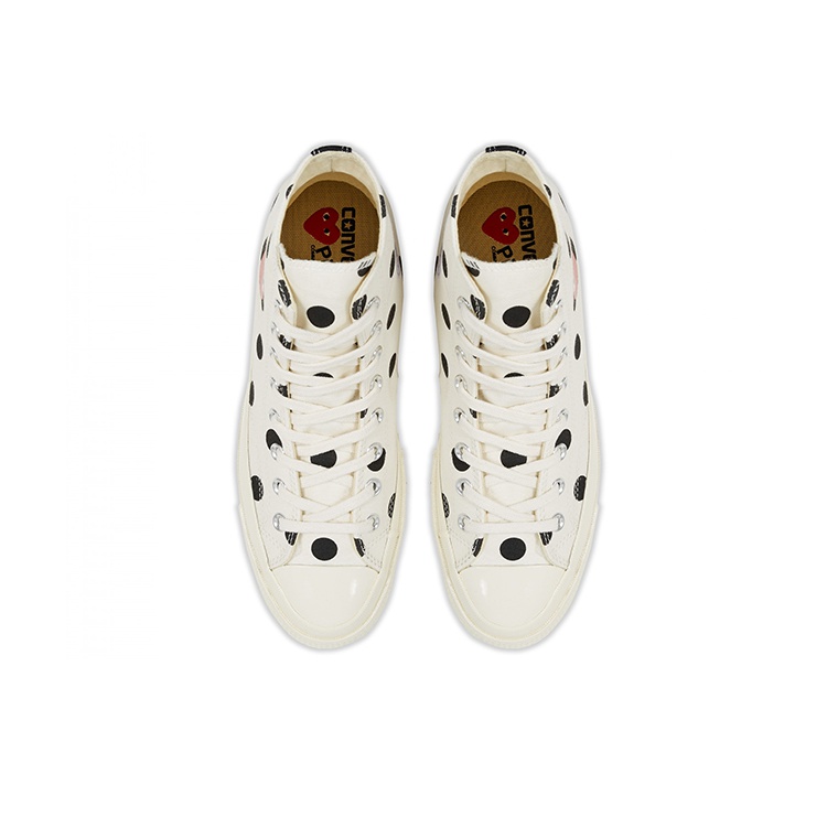 Converse Chuck Taylor All Star 70 Hi Comme Des Garcons Play Polka Dot White POIZON