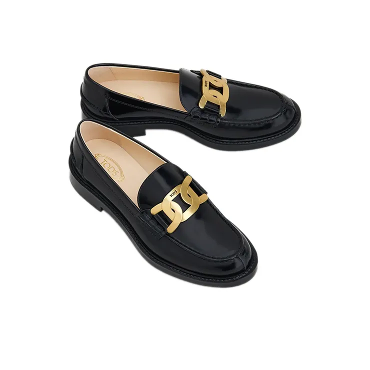 TOD'S Chain plaque Loafers Women's-2