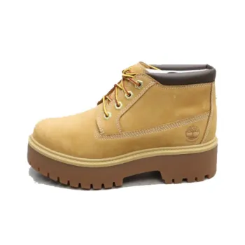 Timberland Stone Street Mid Lace Up Waterproof Chukka Boots 'Wheat Nubuck' Women's