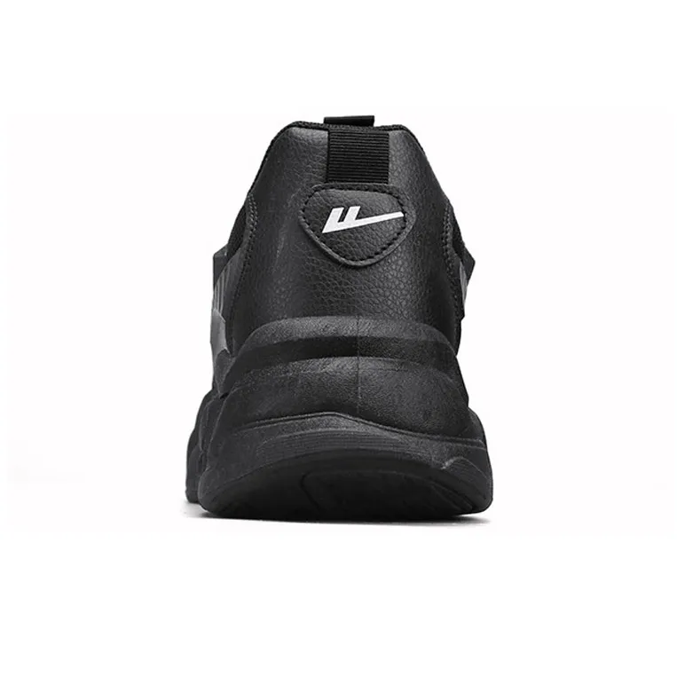 Warrior Mecha Collection Height Increasing Low Top Chunky Sneakers Men's Black Warrior-4