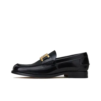 Tod's Chain Detailed Logo Engraved Loafers