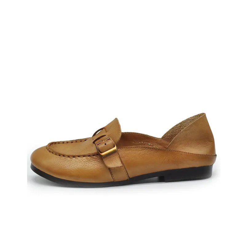 ARTMU Women's Casual Shoes Women's Low Top Coffee/Camel-12