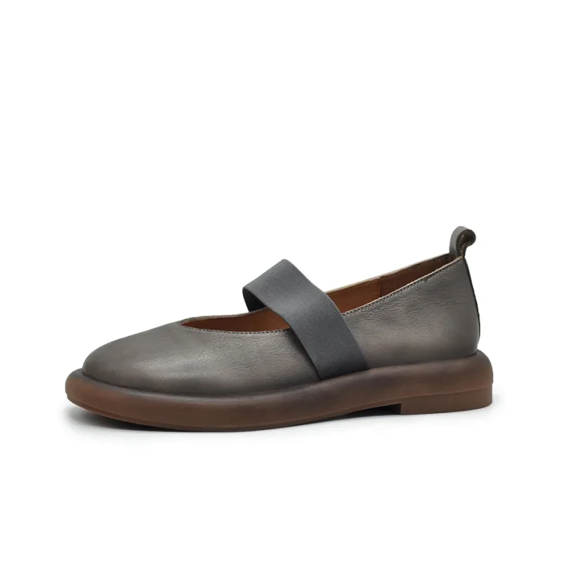 ARTMU Women's Casual Shoes Women's Low Top Camel/Gray-1