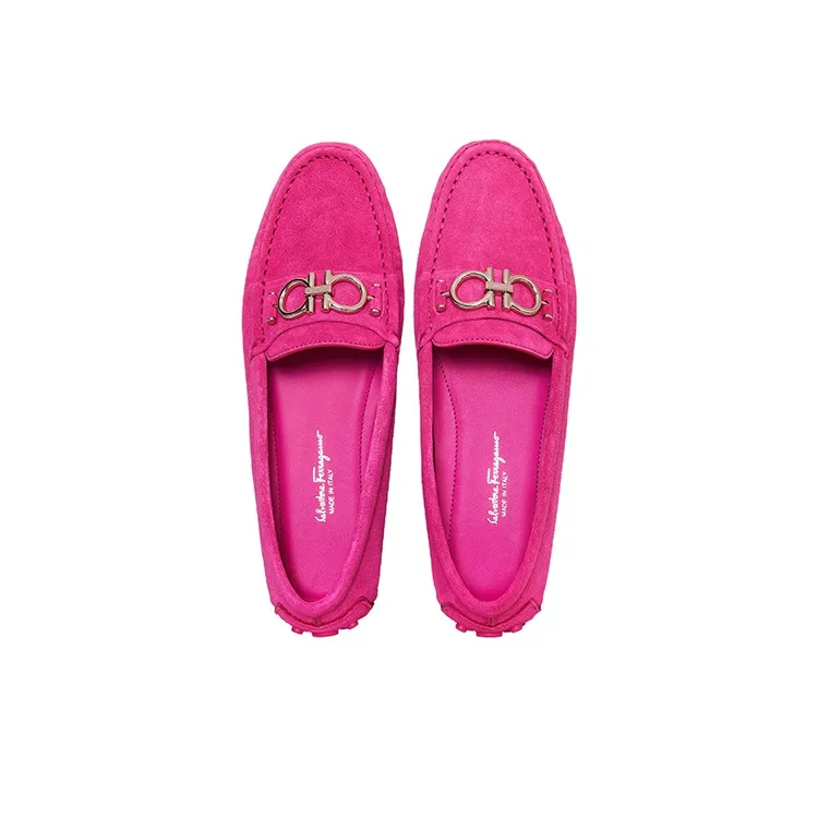 FERRAGAMO GANCINI Flat Shoes Women's Pink-2