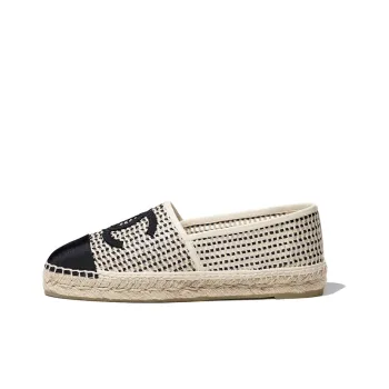 CHANEL Casual Single Shoes Women's Beige