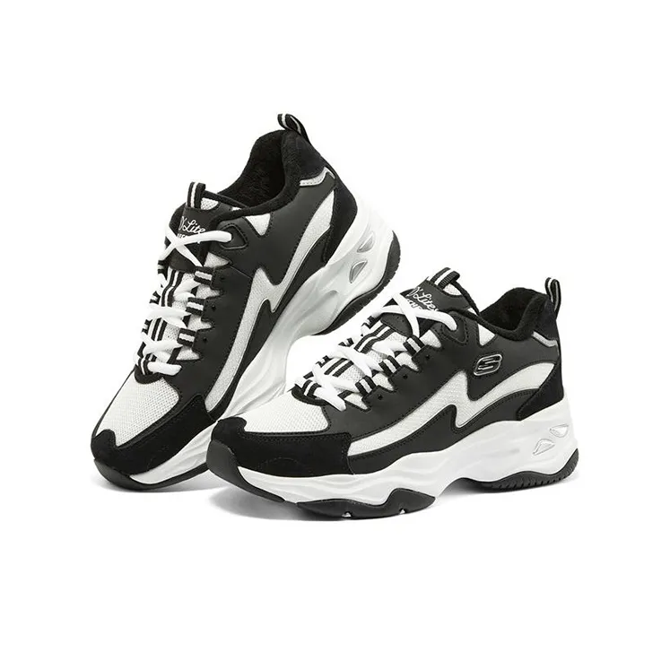 Skechers DLites 4.0 'Black White' Women's-2