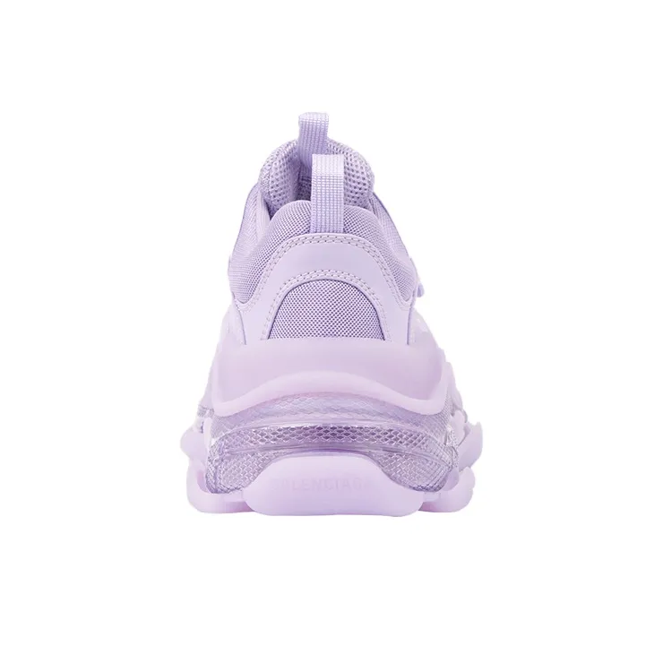 Balenciaga Triple S Clear Sole Purple Women's-4