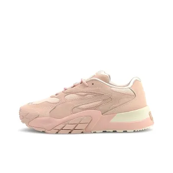 PUMA Hedra Mono Cushioning, Slip Resistant, And Abrasion Resistant Low Top Chunky Sneakers Women's Pink