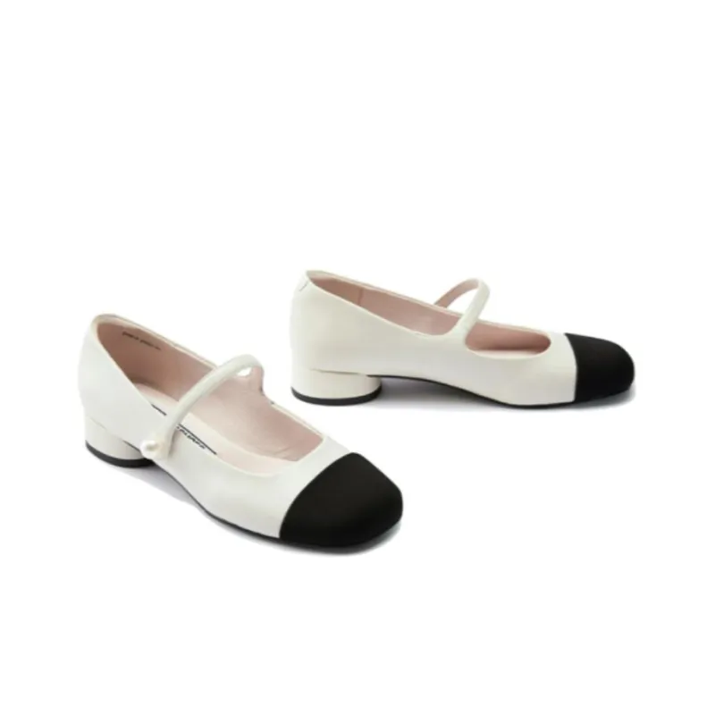 TOOMANYSHOES Fleeing Sweetheart Casual Single Shoes Women's Ecru-2