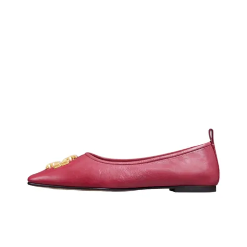 TORY BURCH Eleanor Logo-plaque Ballet Pump