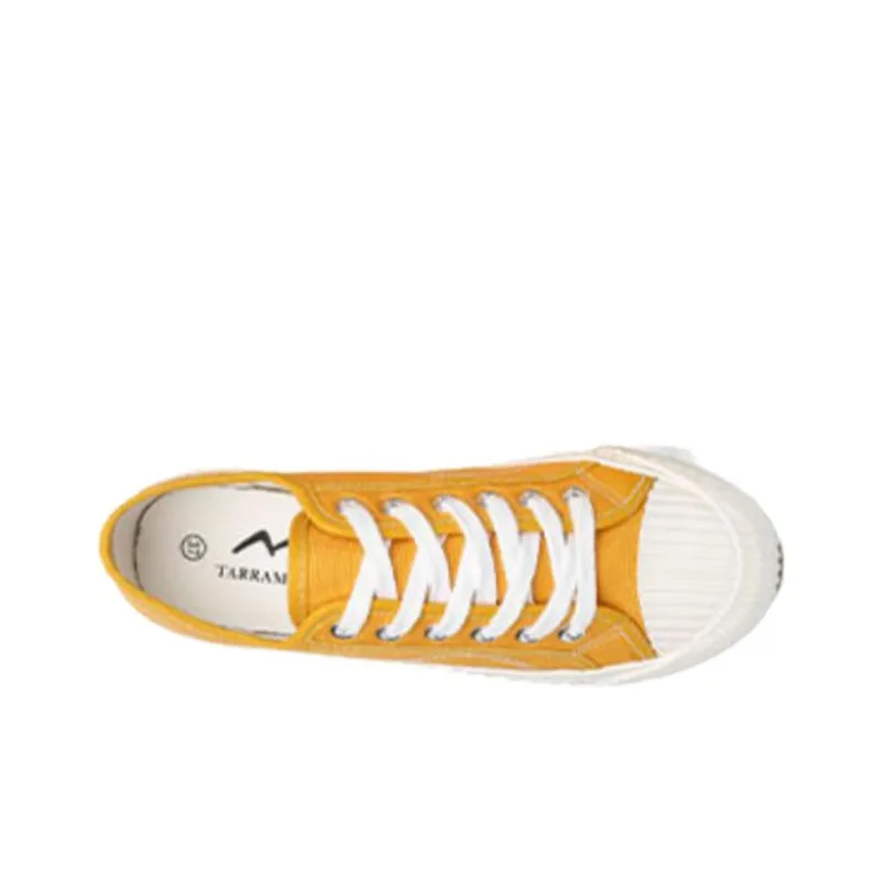 TARRAMARRA Canvas Shoes Women's Low Top Black/Red/Yellow-6