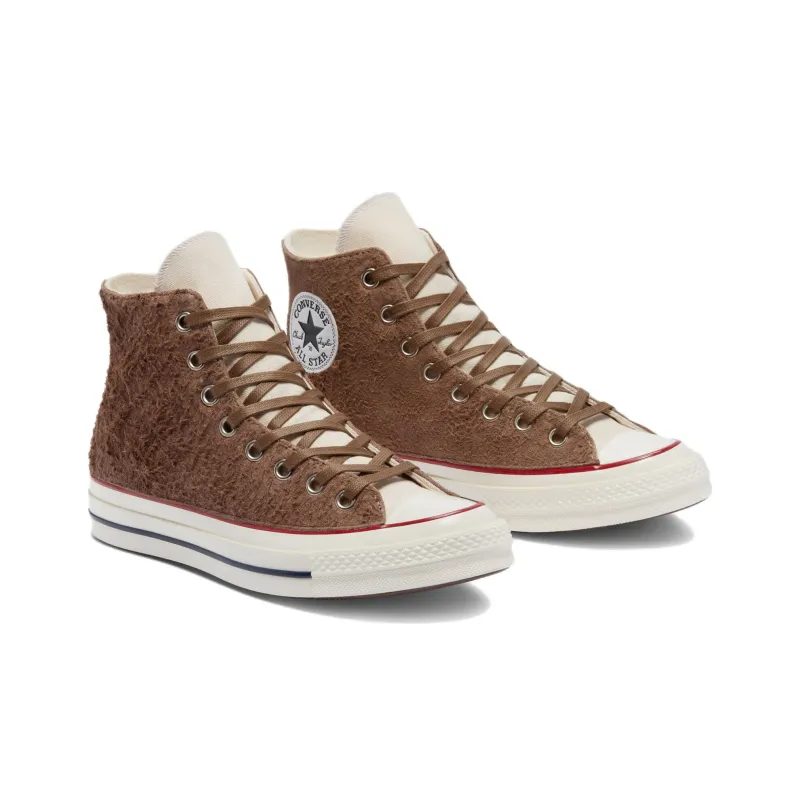 Converse 1970s Anti-Slip And Wear-Resistant Coverage High-Top Canvas Shoes Unisex Brown-2