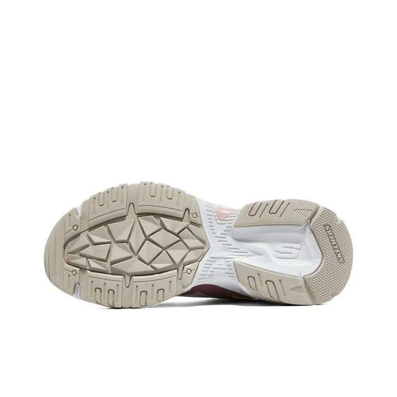 Skechers Stamina V2 'Light Gray White Red' Women's-5