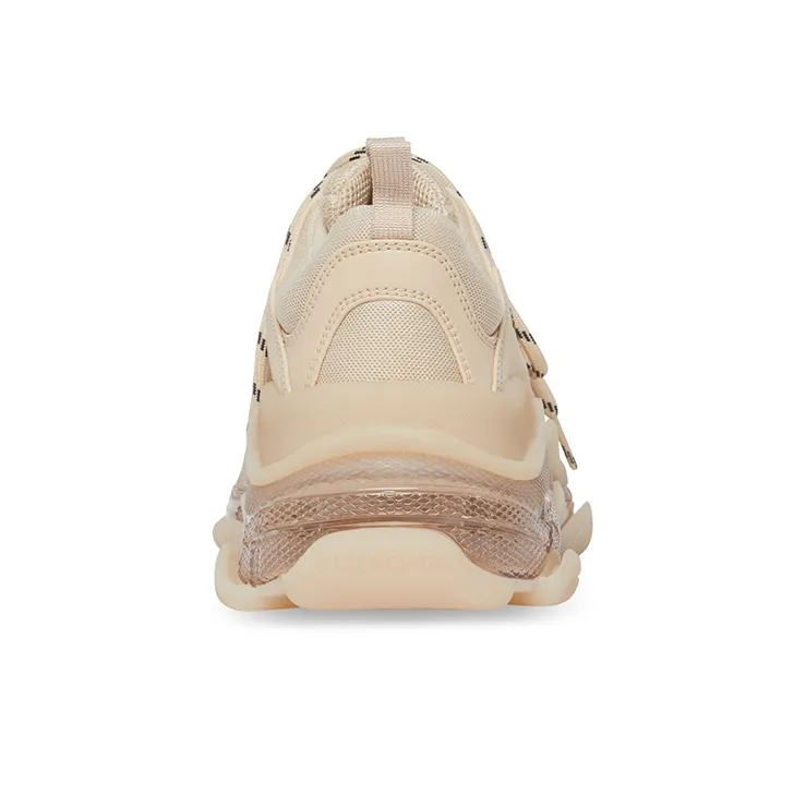 Balenciaga Triple S Chunky Sneakers Women's Beige-5