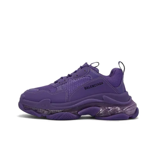 Balenciaga Triple S Clear Sole Deep Purple