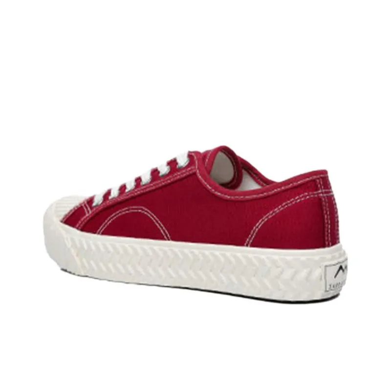 TARRAMARRA Canvas Shoes Women's Low Top Black/Red/Yellow-9