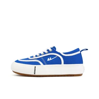 WARRIOR Canvas Shoes Women's Low Top Blue
