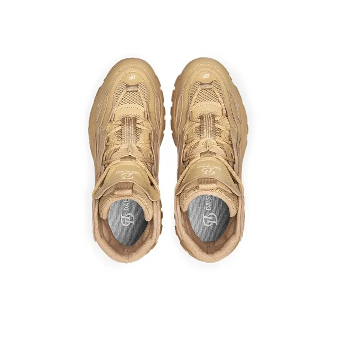 Daisy Fellowes Locomotive One Mid-Top Chunky Sneakers Unisex Khaki-4