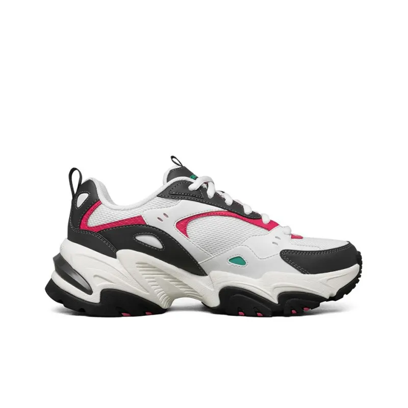 Skechers Stamina V2 Low Top Running Shoes Pink/White Women's-1