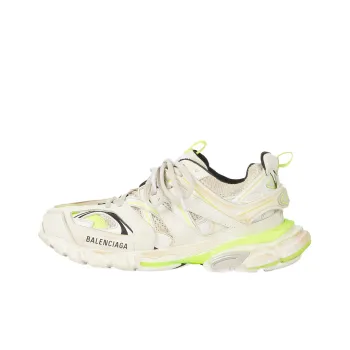 Balenciaga Track Worn Out In White Fluo Yellow