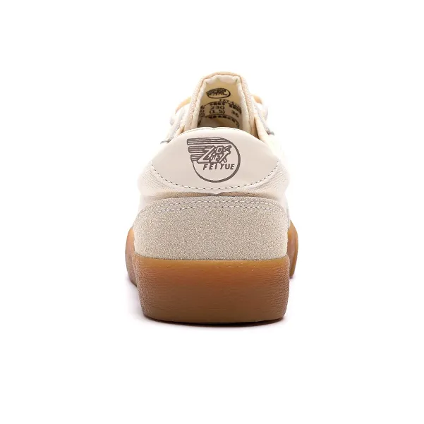 Feiyue Slip Resistant Low Top Canvas Shoes Unisex Beige-1