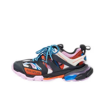 Balenciaga Track Trainers Black Orange Women's