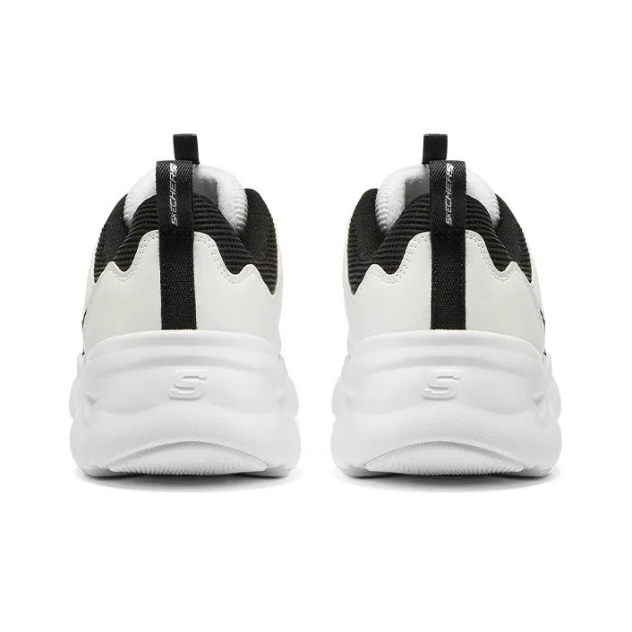 Skechers D'LITES AIRY 3.0 Anti Slip Wear Resistant Low Top Chunky Sneakers Women's White-3