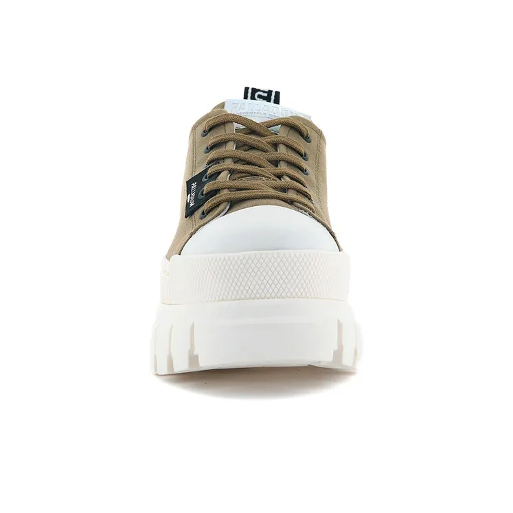Palladium Revolt Lo T Anti-Slip Wear-Resistant Low-Top Canvas Shoes Women's Brown-3