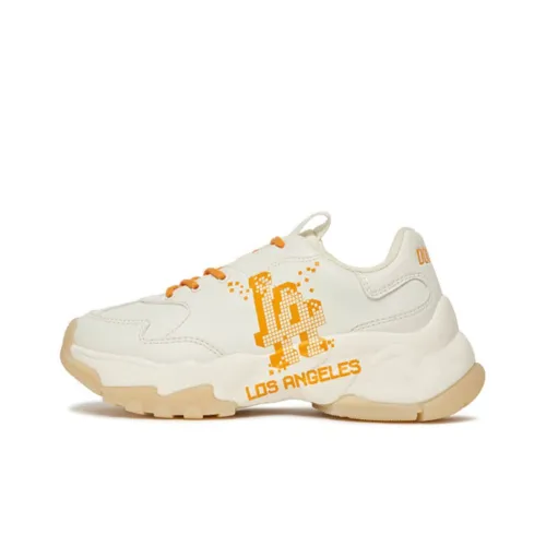 MLB Big Ball Chunky Chunky Sneakers Unisex Low-Top White/Orange