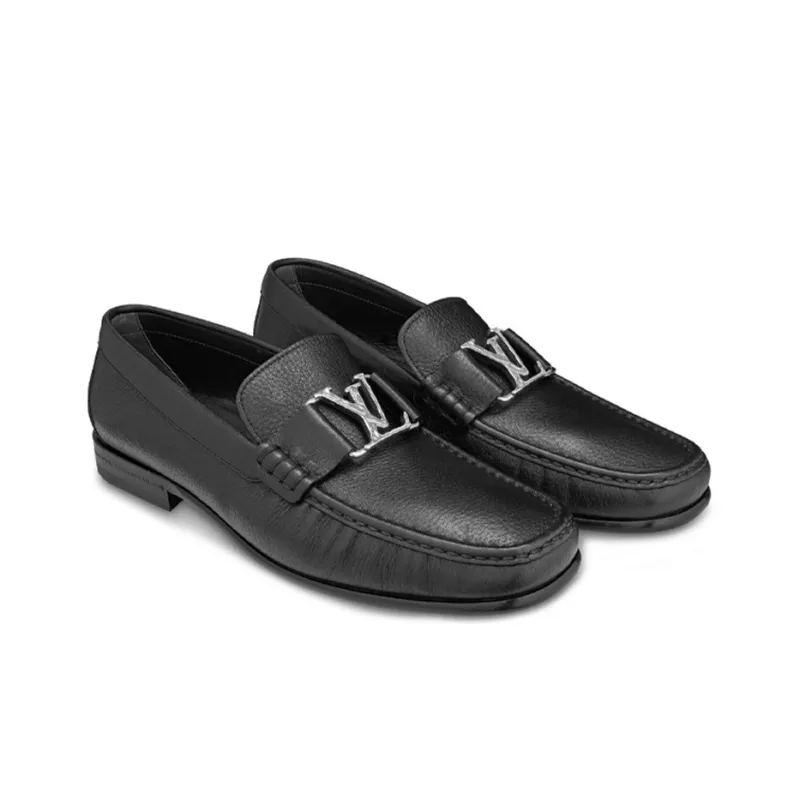 LOUIS VUITTON Montaigne Loafers 'Black' Women's-2