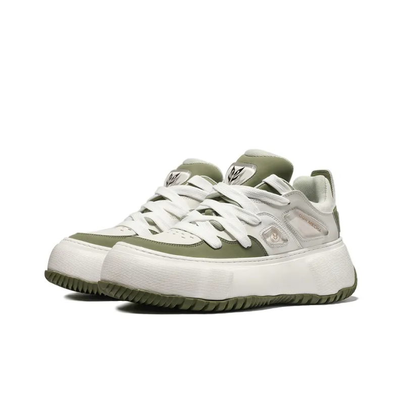 OGR Pump Futro Mixr Low Top Chunky Sneakers Unisex Longjing Green Tea-2