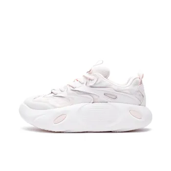 Champion Mini Basket Shoes Low Top Chunky Sneakers Women's Light Pink