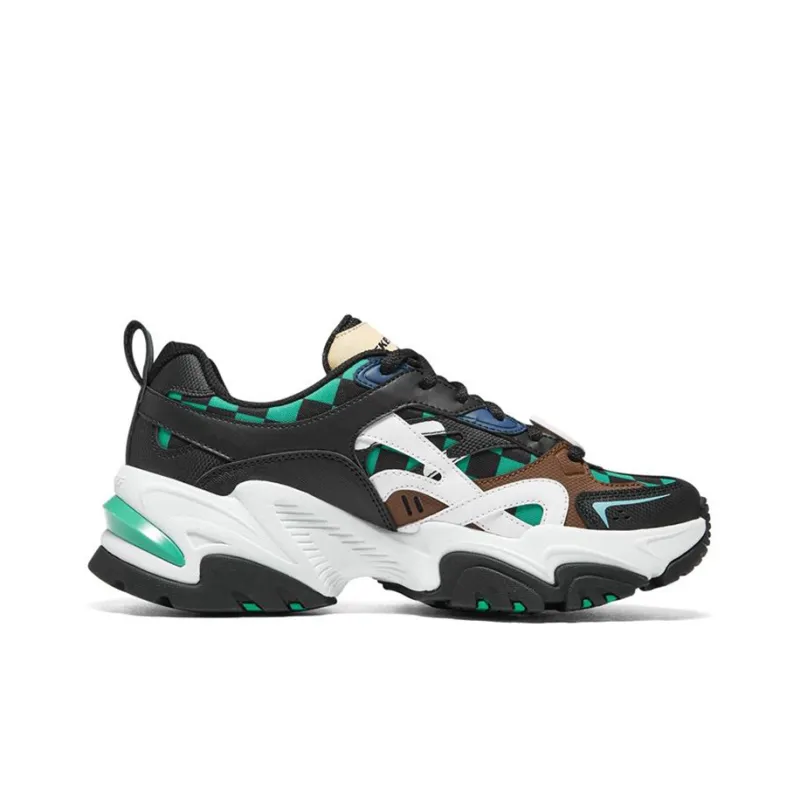 Skechers Stamina V2 'Black Green' Women's-1