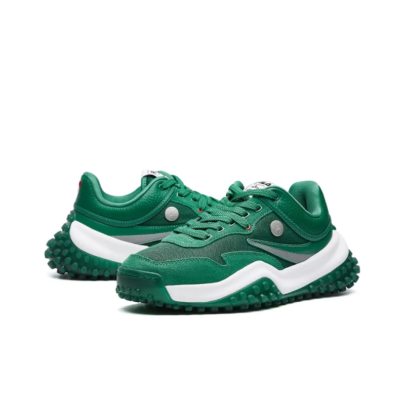 MIHARA YASUHIRO x FILA T1 Cushioned Slip Resistant Lightweight Low Top Chunky Sneakers Men's Green-4