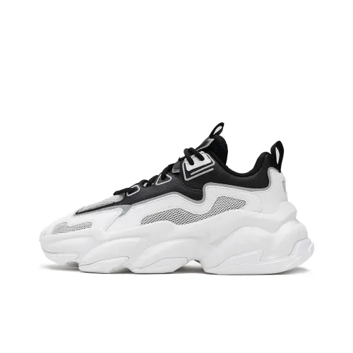 STARTER Rock Formation Series Chunky Sneakers Women's Low-Top Black/White/Grey