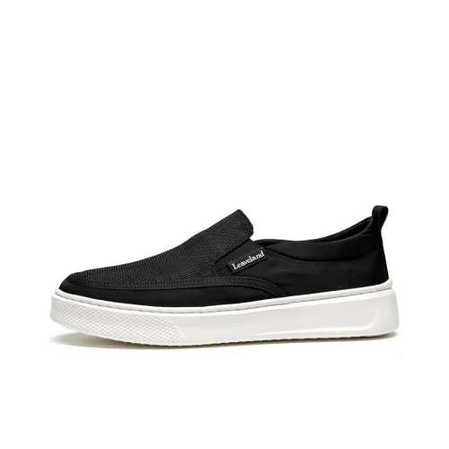 LEAVELAND Breathable Lightweight Height Increasing Low Top Canvas Shoes Men's