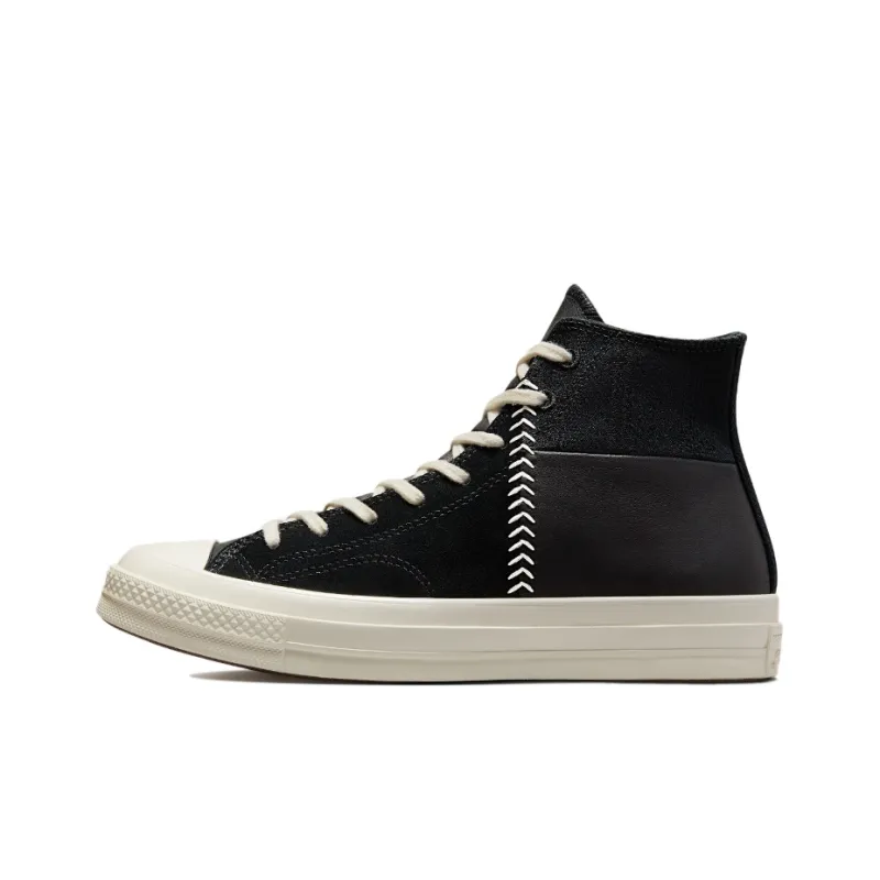 Chuck 70 Converse Crafted Leather High 'Black Egret'-0