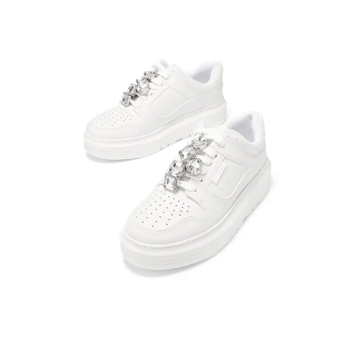 CHARLES&KEITH Skateboard Shoes Women's Low Top Pink/Mint Green Mint Green/White-8